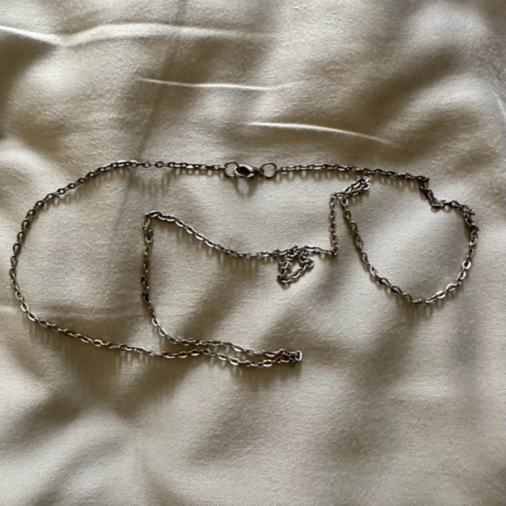 Silver Type Chain 14" - Picture 7 of 7